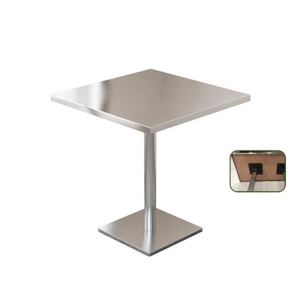 Großhandel B2B Shop Edelstahl Rundtisch Restaurant Tisch Kantine